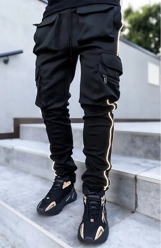 Cargo Pants Men's Fashion Reflective