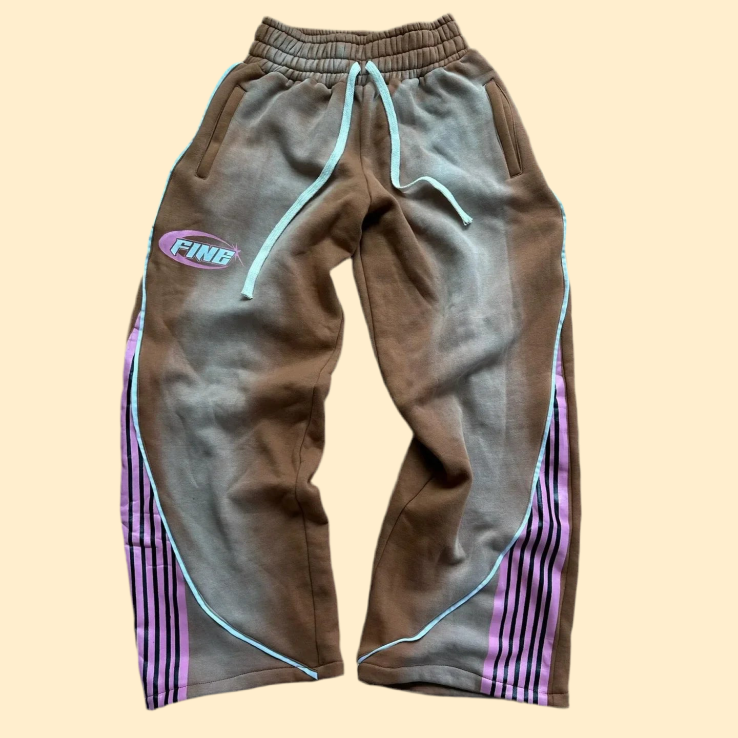 Drawstring Sweatpants Oversize Cargo