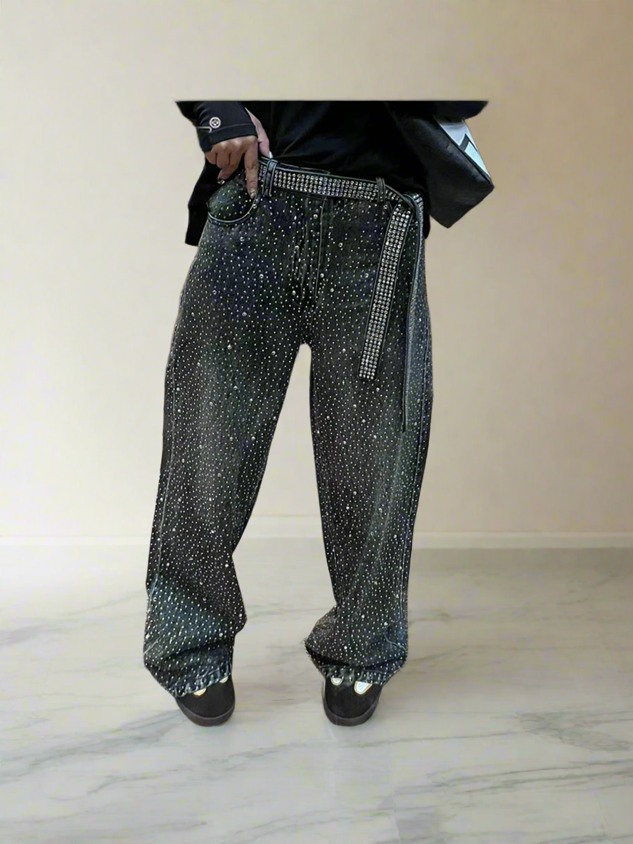 Rhinestone Diamond Pants