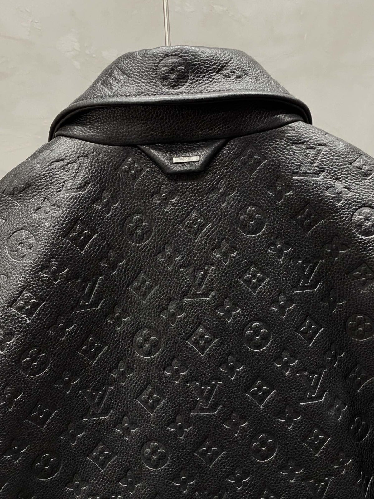 Louie Vuitton Leather Pocket Jacket