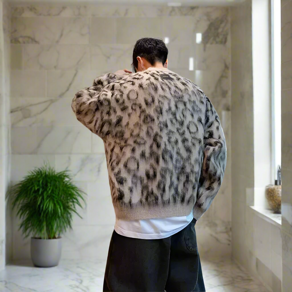 Fur Leopard Sweater