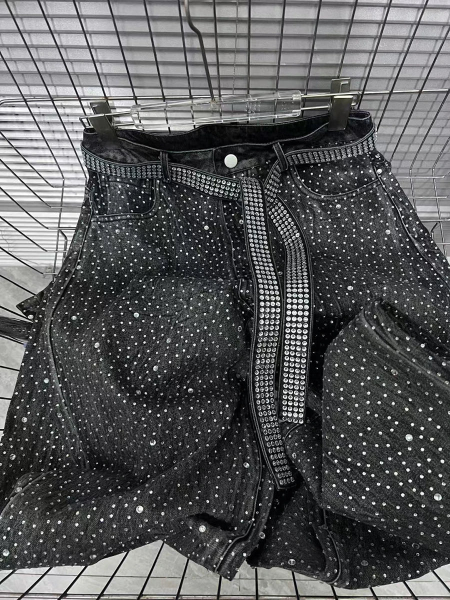 Rhinestone Diamond Pants