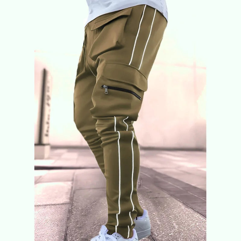 Cargo Pants Men's Fashion Reflective