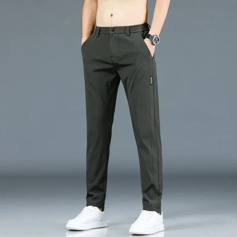 Casual Thin Ice Silk Stretch Pants