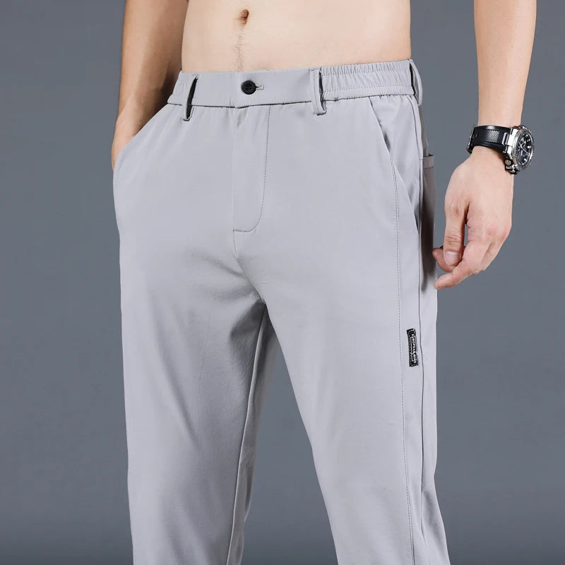 Casual Thin Ice Silk Stretch Pants