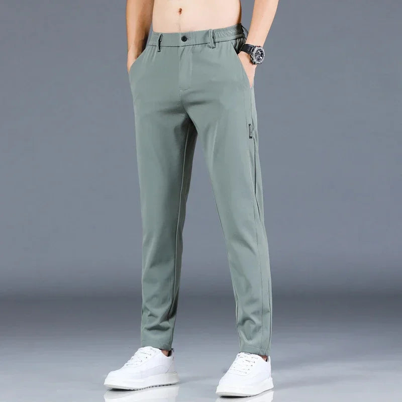 Casual Thin Ice Silk Stretch Pants