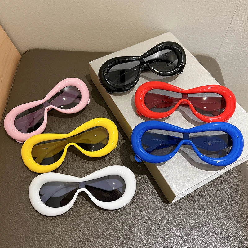 Oval Fashion Retro Glasses