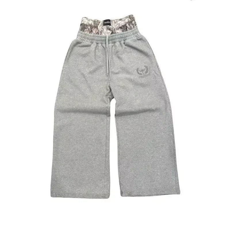 Drawstring Sweatpants Oversize Cargo