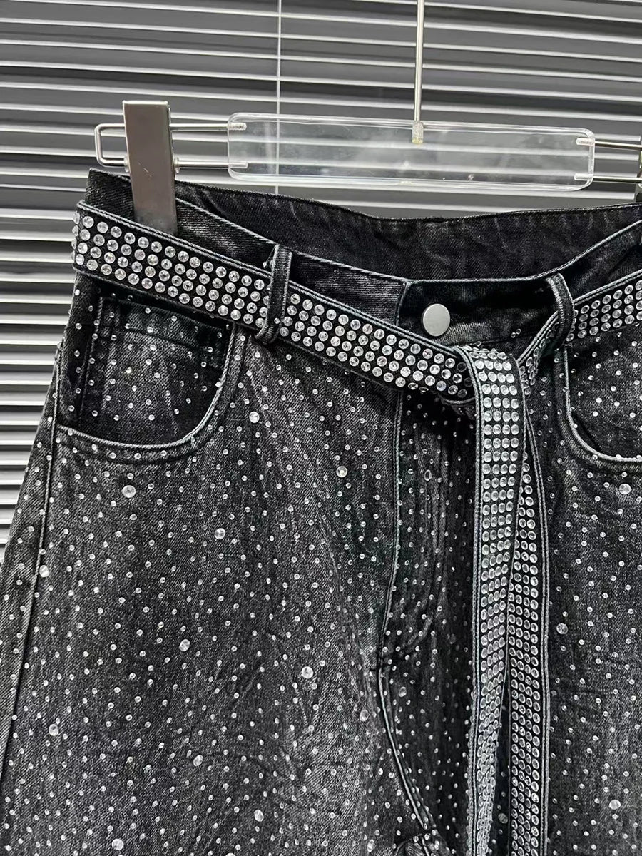 Rhinestone Diamond Pants