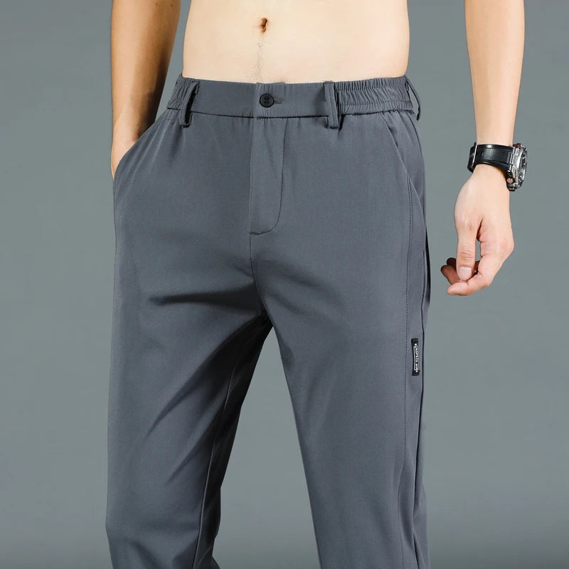 Casual Thin Ice Silk Stretch Pants