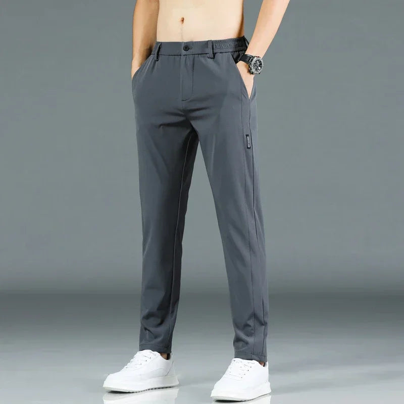 Casual Thin Ice Silk Stretch Pants