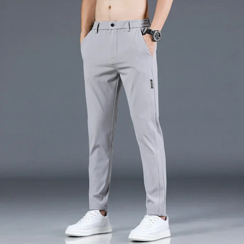 Casual Thin Ice Silk Stretch Pants