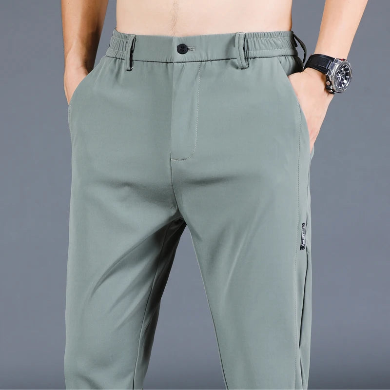 Casual Thin Ice Silk Stretch Pants