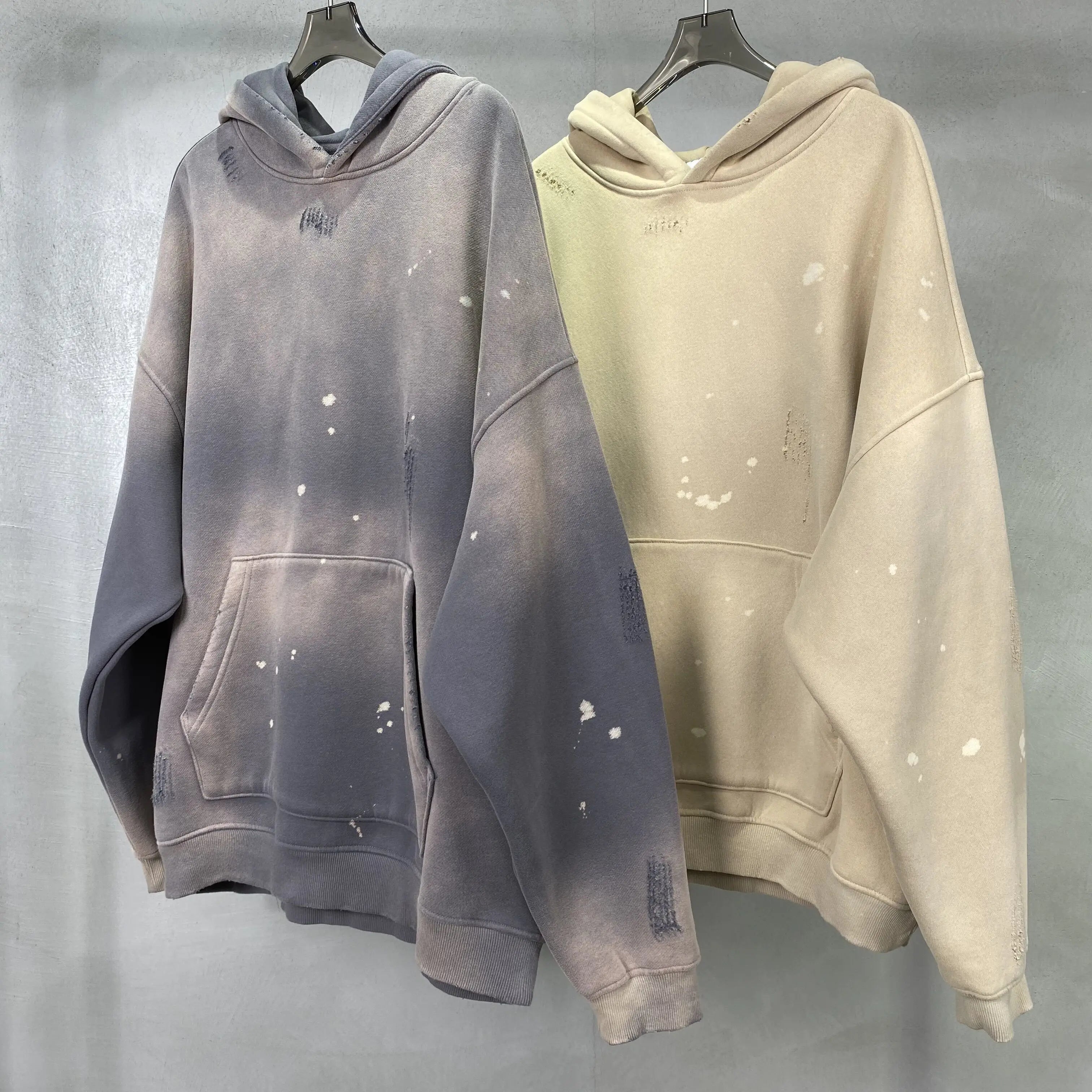 Acid Wash Paint Monkey Hoodie