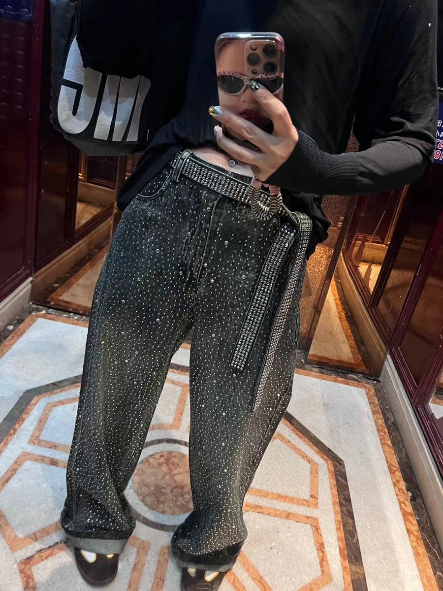 Rhinestone Diamond Pants