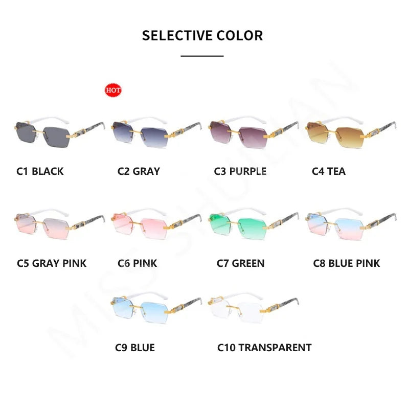 Rimless Ocean Lens Glases