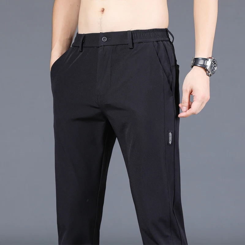 Casual Thin Ice Silk Stretch Pants