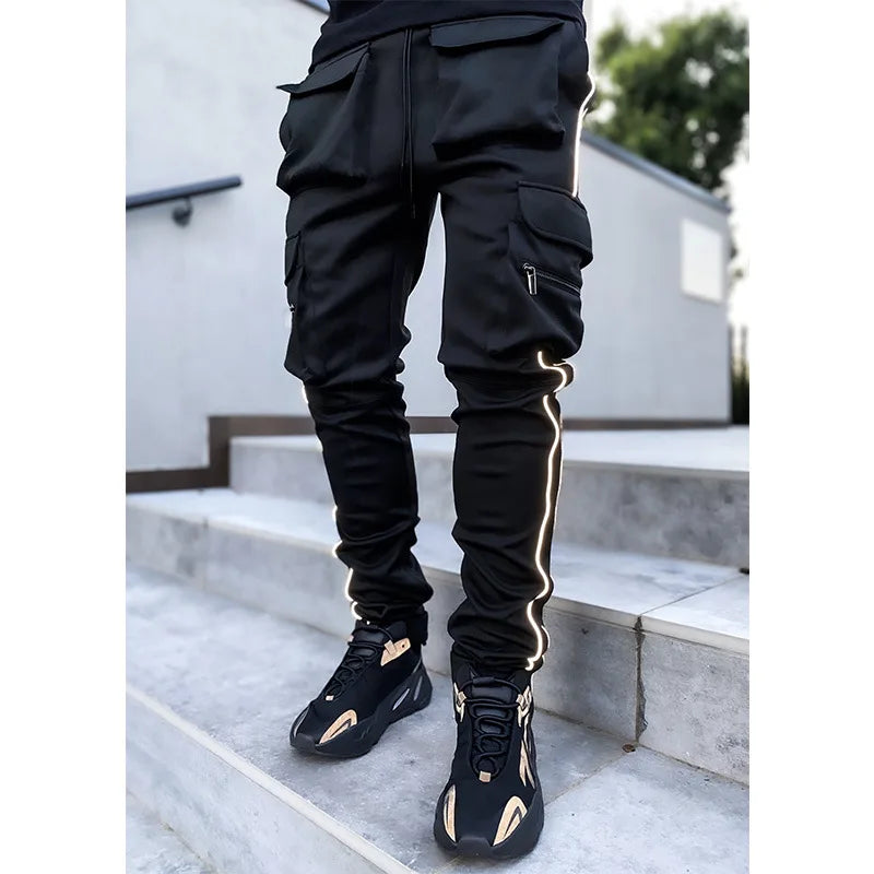 Cargo Pants Men's Fashion Reflective