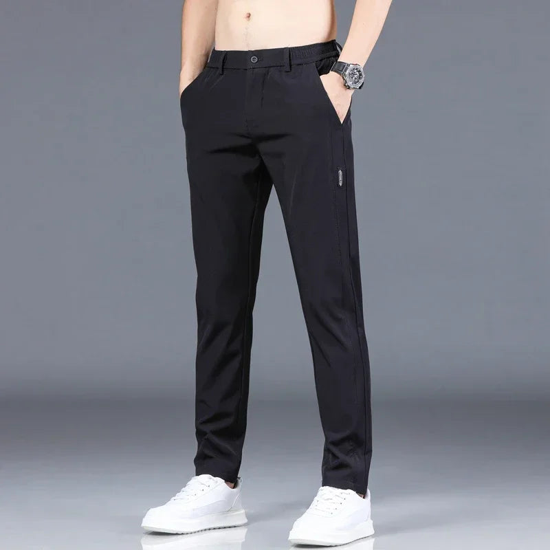 Casual Thin Ice Silk Stretch Pants